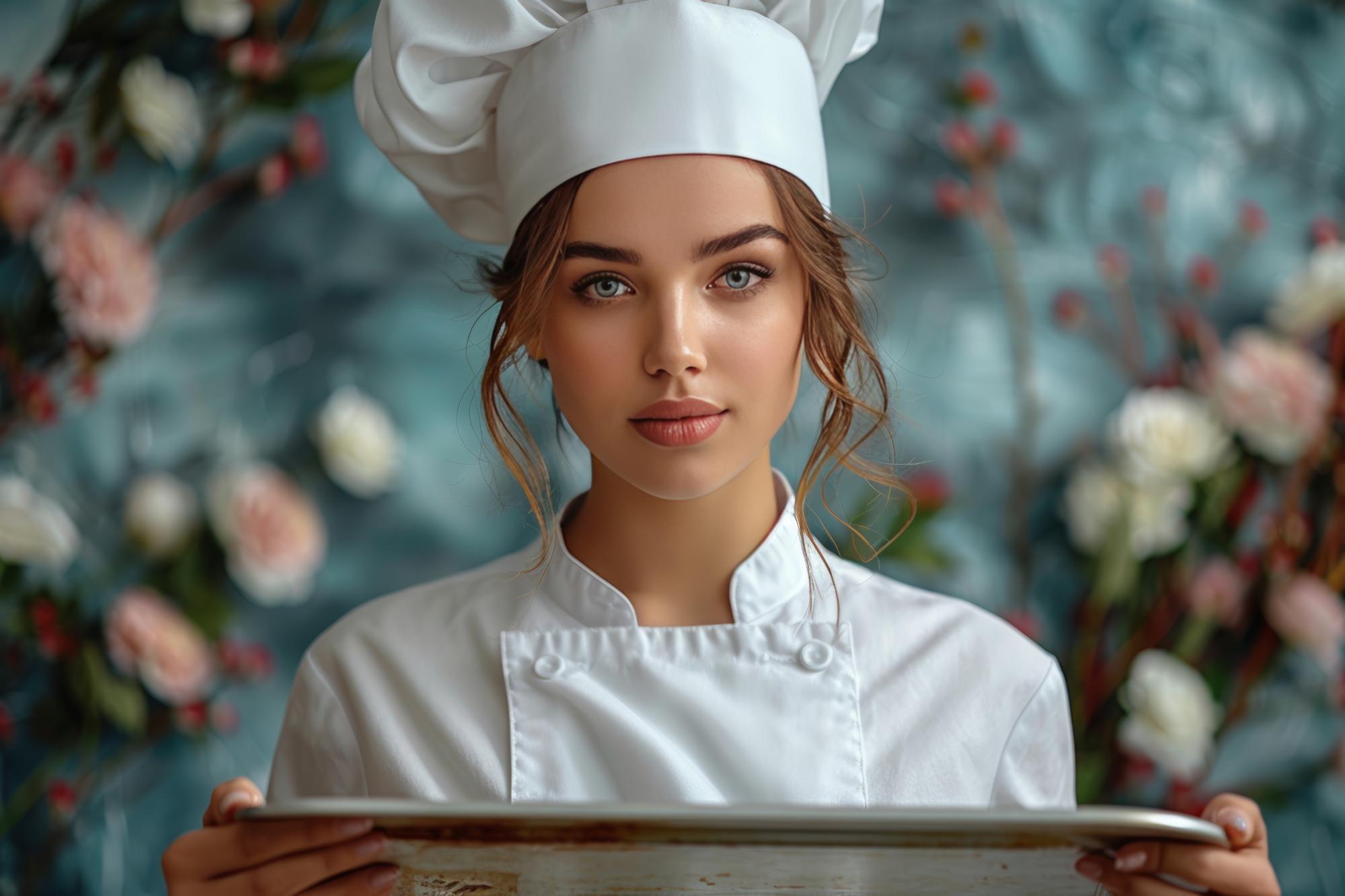 Ritratto chef Elena, esperta in tecniche moderne